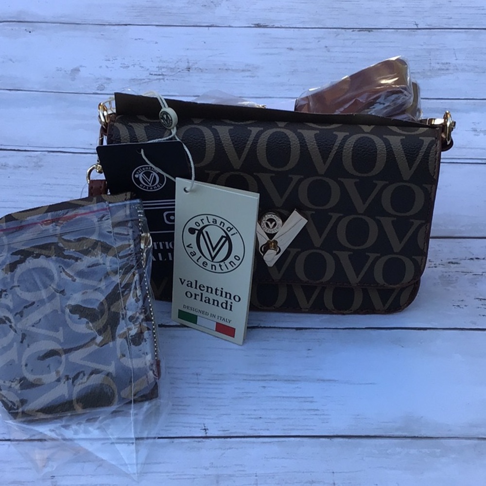 🌼 VALENTINO ORLANDI‎ BROWN BOVO BAG